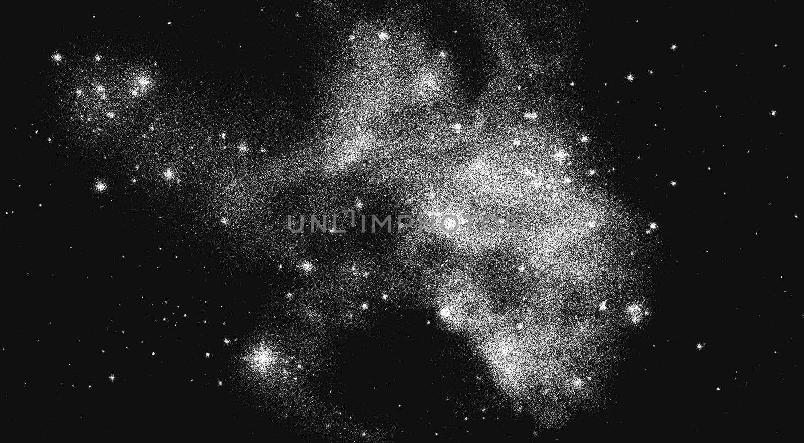 Galaxy background black and white