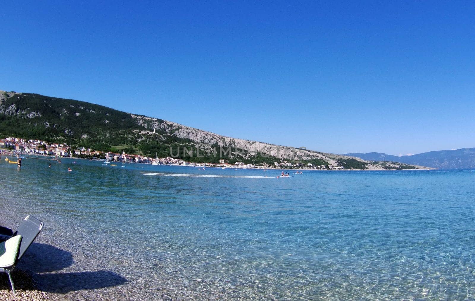 Crystal clear water for a perfect beach holiday,like here in the bay of Baska/island of Krk  Theme picture Croatia / Hrvatska / Croatia 2024