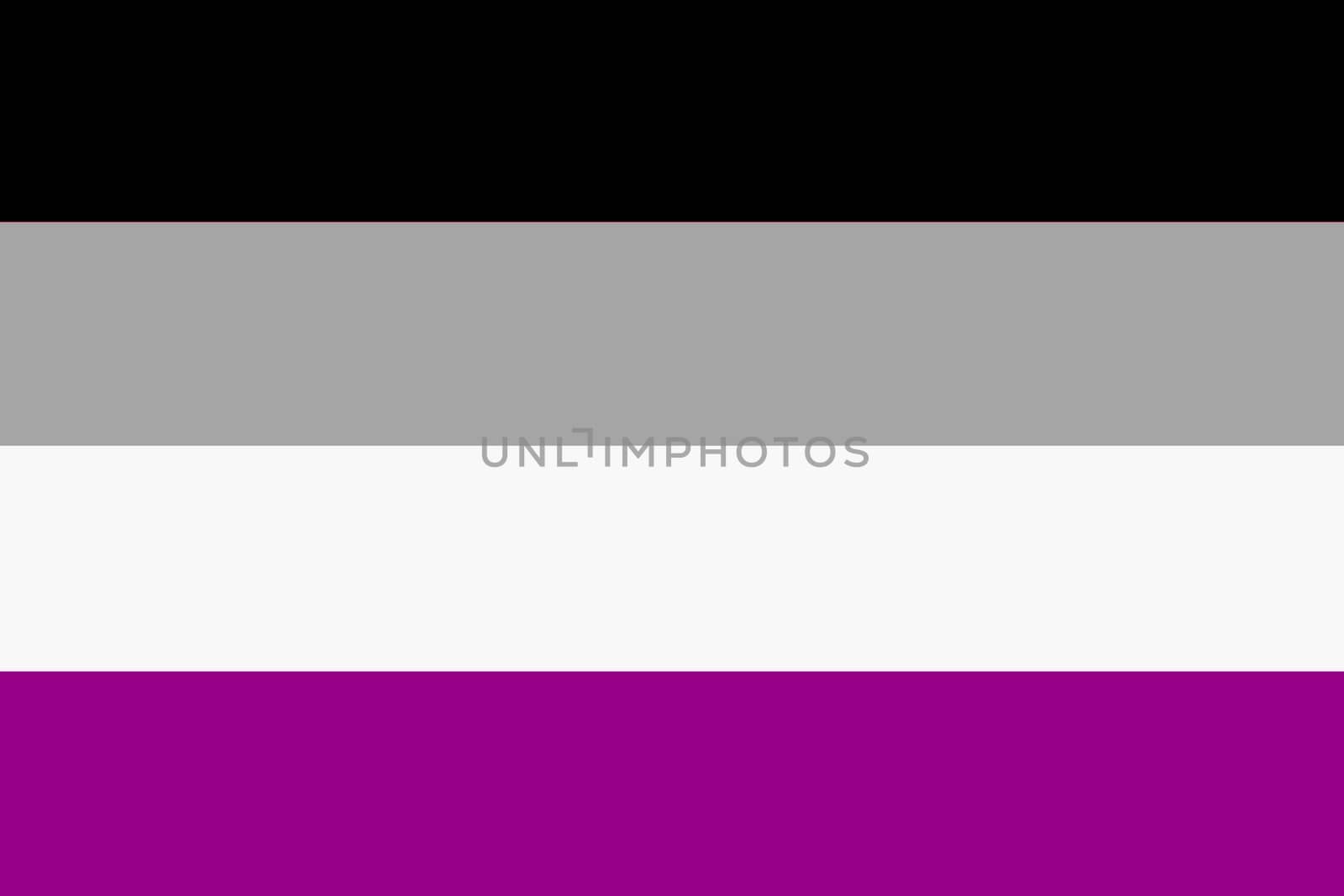 An Asexual Pride Flag background Illustration