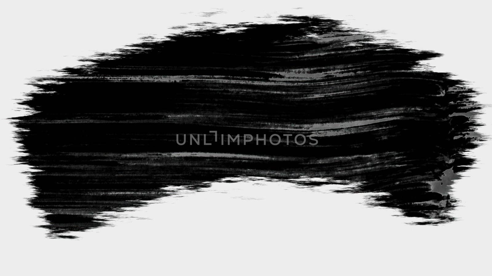 Brush grunge stroke. Computer generated 3d render