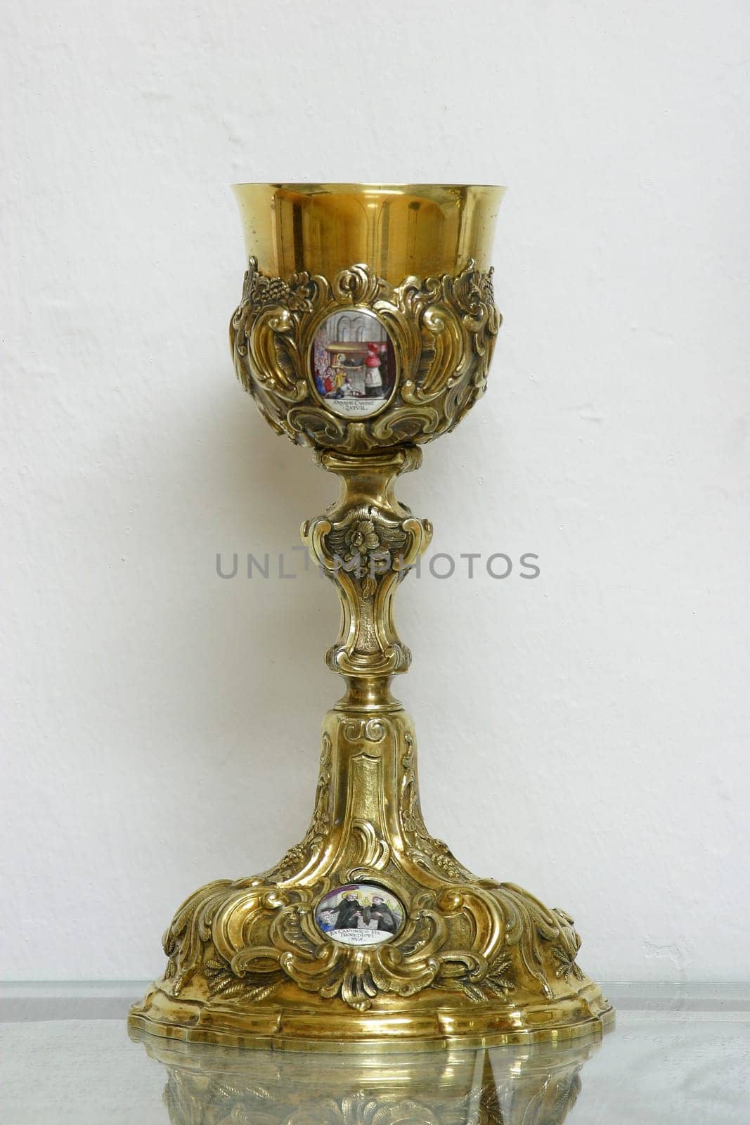 Chalice in the Franciscan monastery in Krapina, Croatia