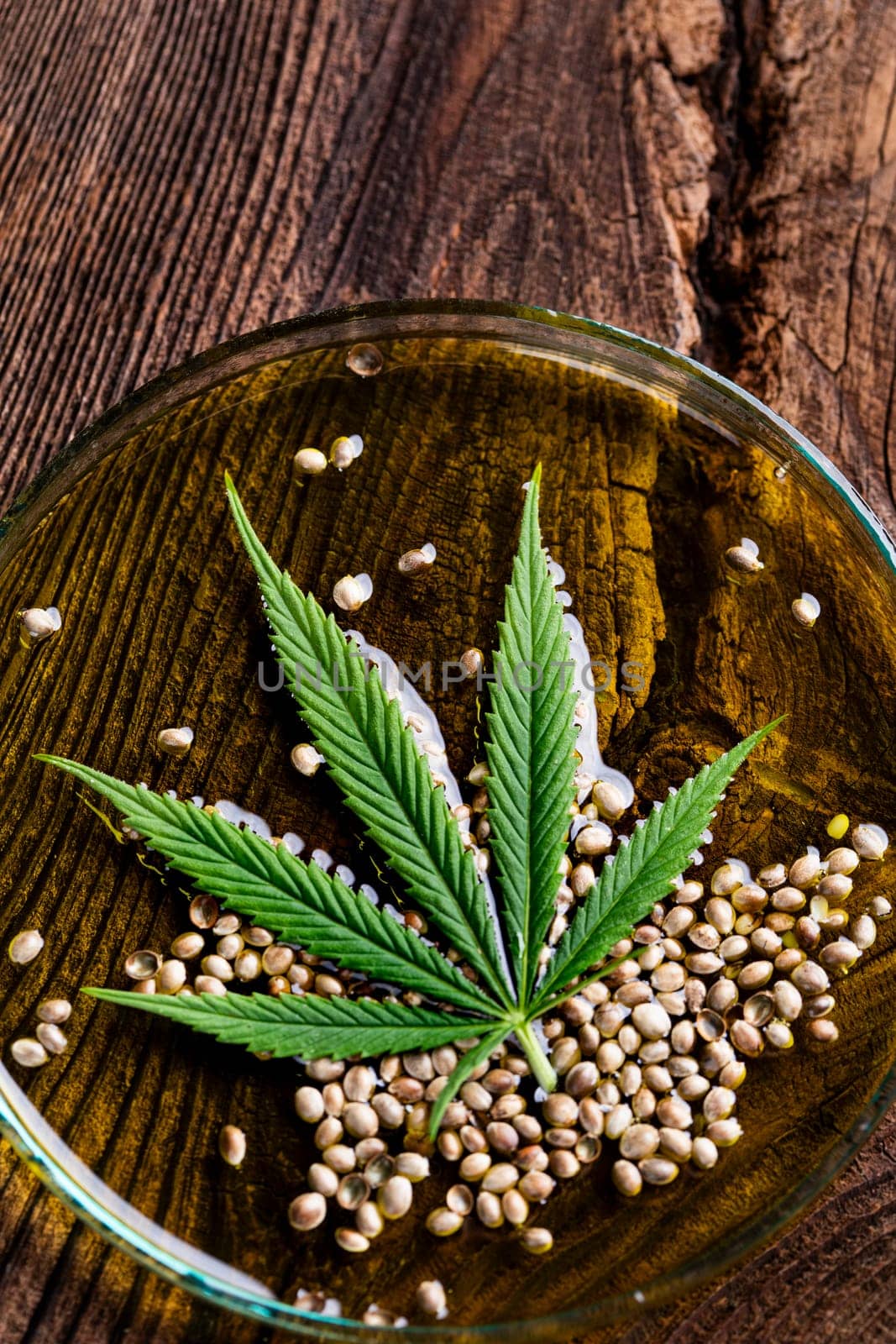 Cannabis cosmetics oil and medical marijuana