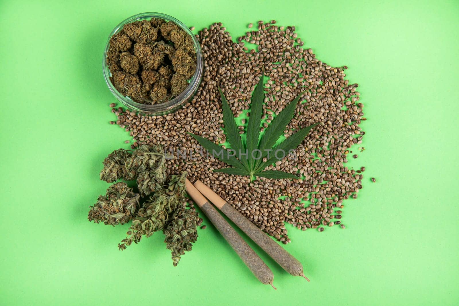 cannabis and medical marijuana bud , cbd, blunt