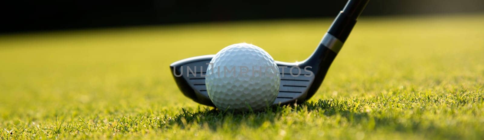 Sport and lifestyle, golf player playing in a golf club