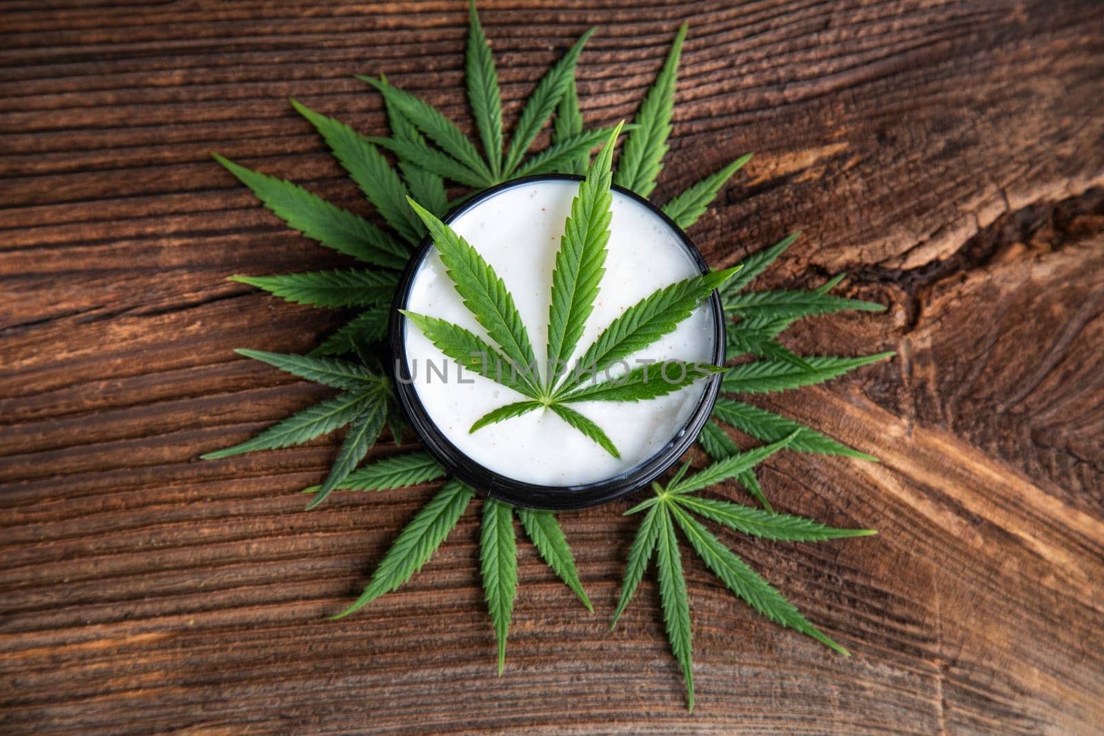 Cannabis cosmetics oil and medical marijuana