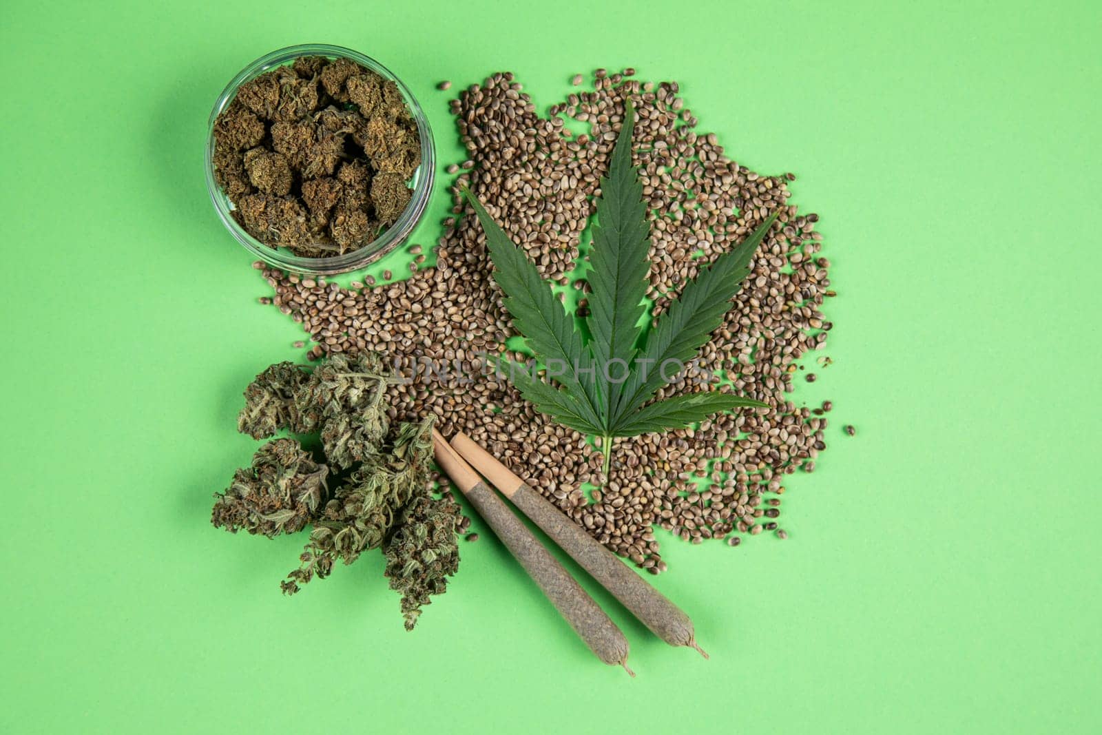 cannabis and medical marijuana bud , cbd, blunt