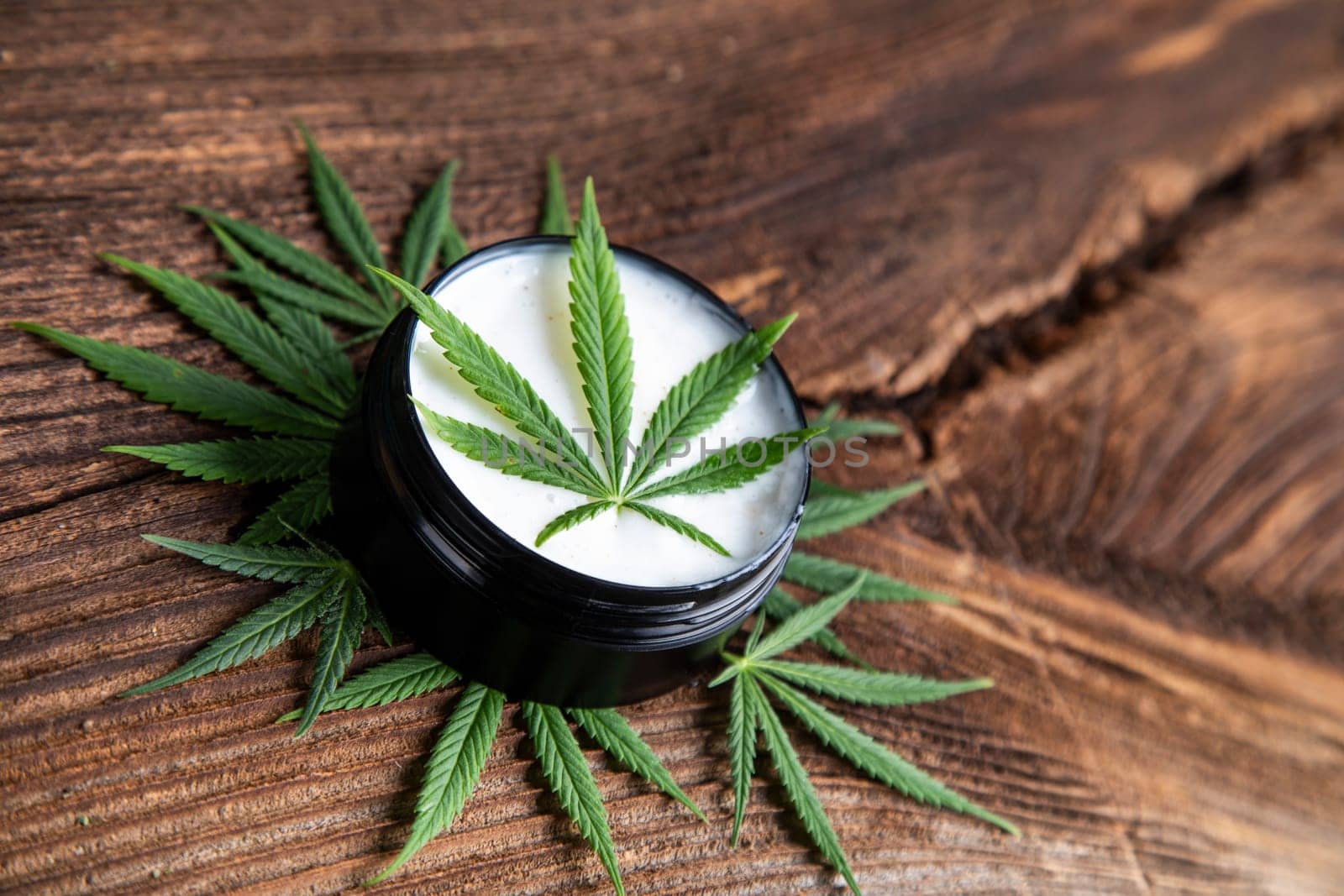 Cosmetics cbd, Hemp products, medical cannabis concept