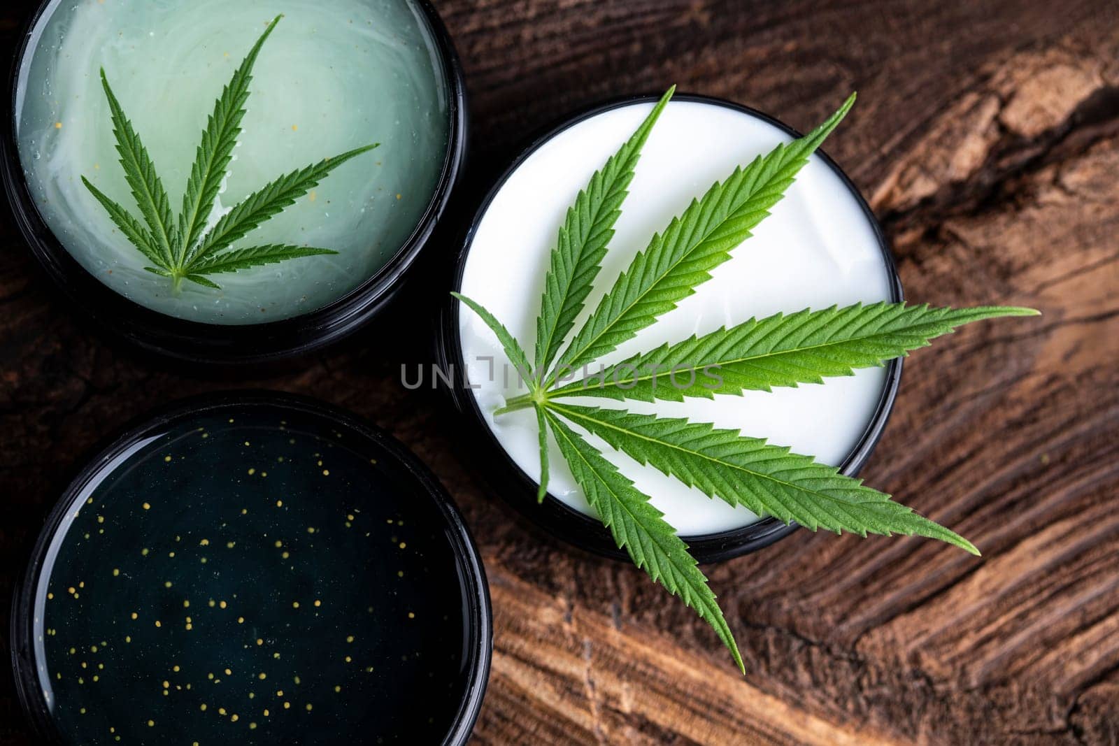Cosmetics cbd, Hemp products, medical cannabis concept