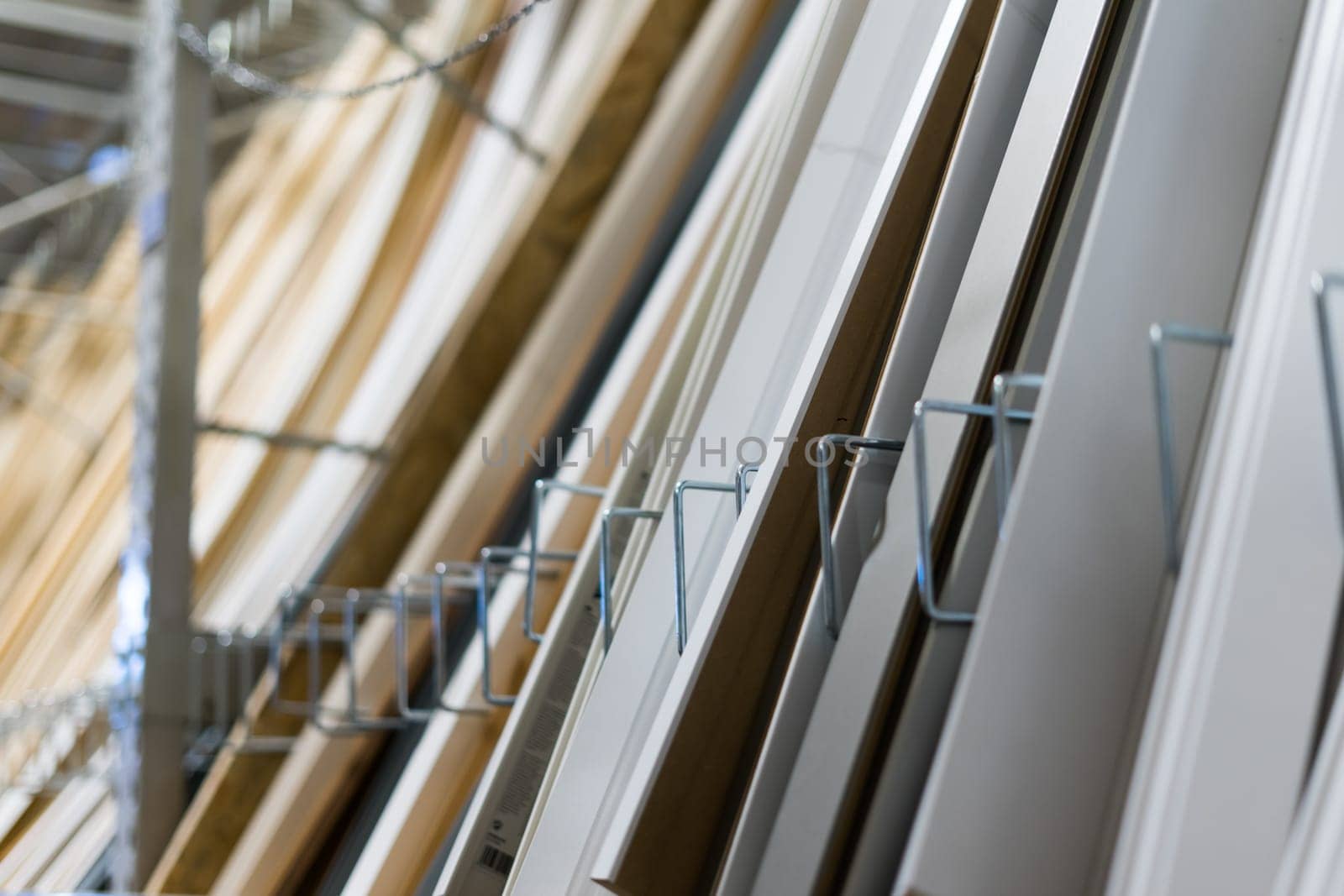 Assortment of wooden slats for repair, production of environmentally friendly material