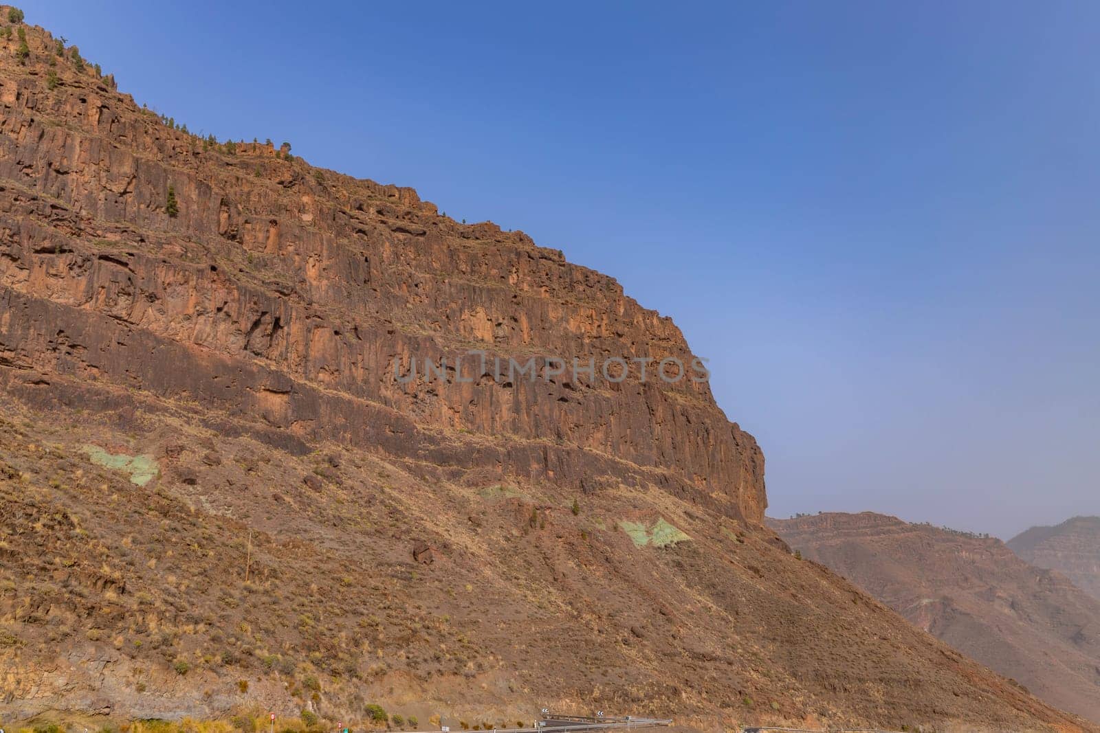Mountains on the island of Gran Canaria, Spain