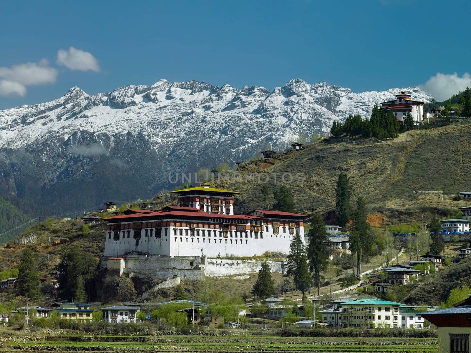 Paro Dzong Buddhist monastery in the Kingdom of Bhutan.