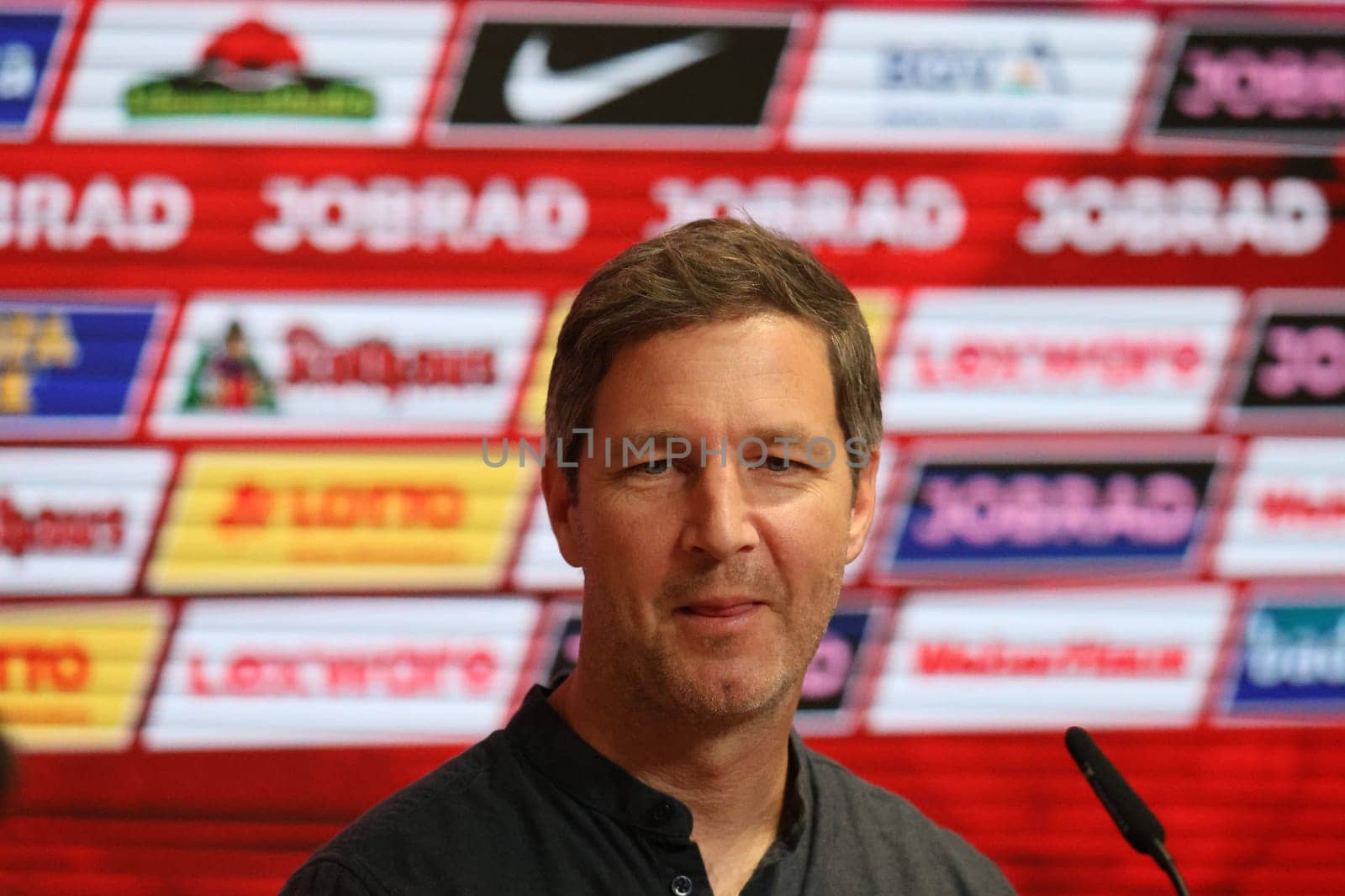 Jochen Saier (Board Member for Sport SC Freiburg) at the start of training for Bundesliga football club SC Freiburg 2024  DFL REGULATIONS PROHIBIT ANY USE OF PHOTOGRAPHS AS IMAGE SEQUENCES AND/OR QUASI-VIDEONann  Photo: Joachim Hahne/johapress