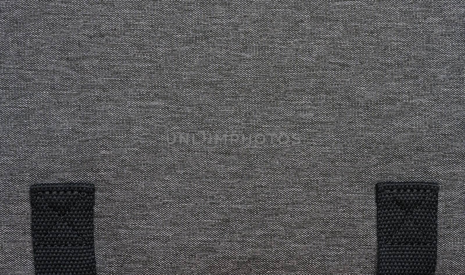 Texture of gray cotton fabric, full frame