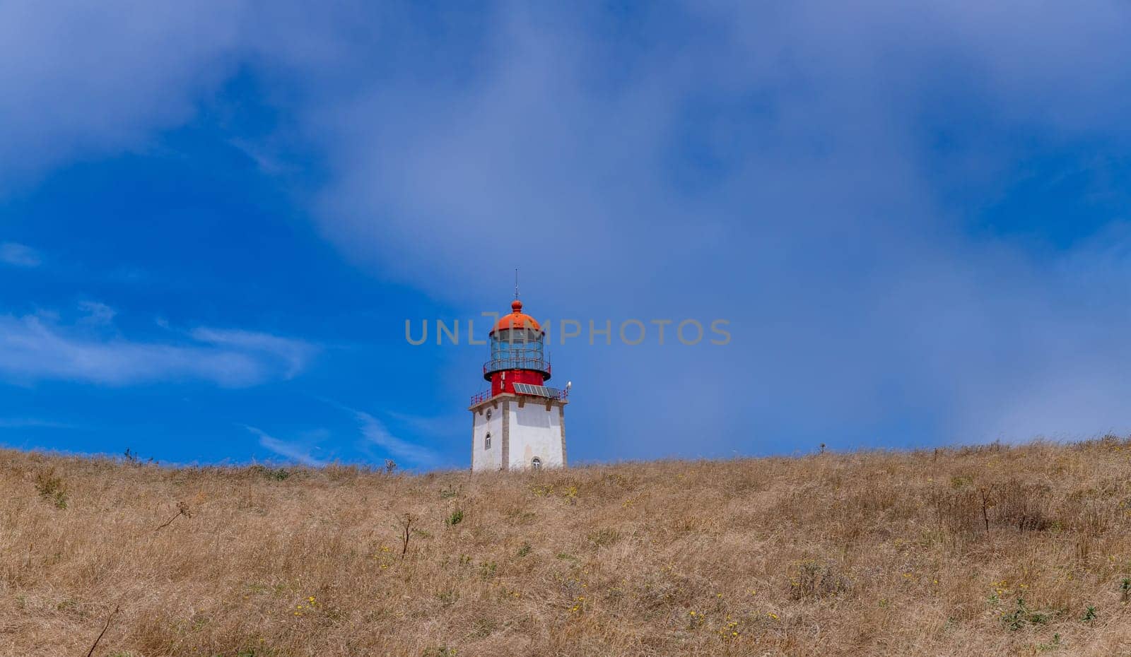 Berlenga Lighthouse, in the natural reserve of the Berlengas archipelago, near Peniche. Portugal
