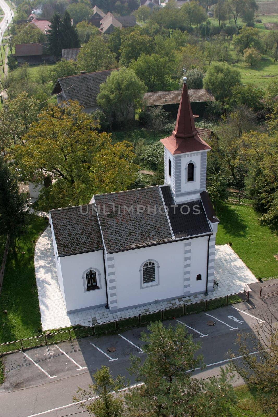 Parish Church of the Immaculate Heart of Mary in Ilova, Croatia