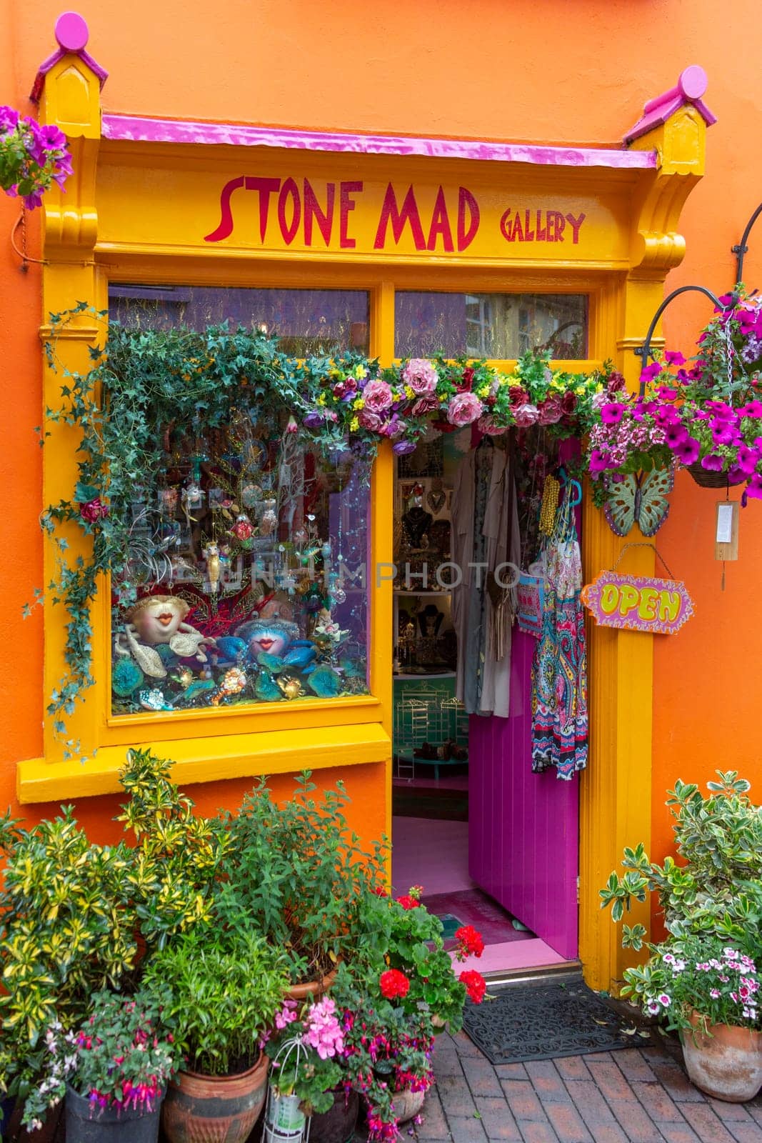 A very colorful shop in Kinsale, a small town in County Cork, Republic of Ireland.