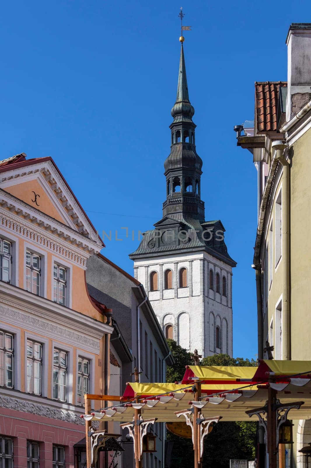 St. Nicholas Church (Niguliste Kirik) in the old town area of the city of Tallinn in Estonia.