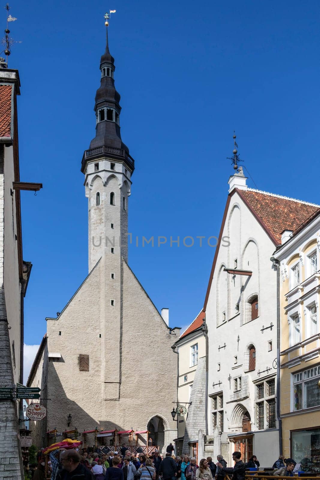 The Church of the Holy Spirit or Church of the Holy Ghost in the Old Town district of Tallinn in Estonia. Dates from 1319.