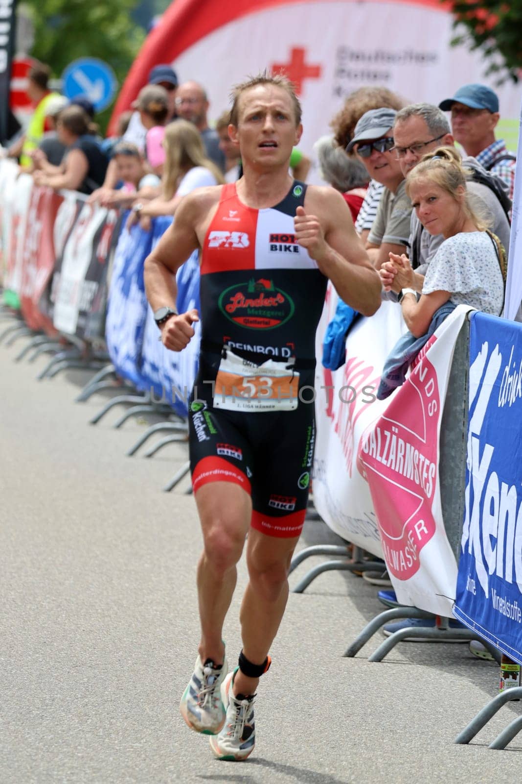 Philipp Sassie (TNB Malterdingen) at the 26th Schluchsee Triathlon - Black Forest Cup 2024