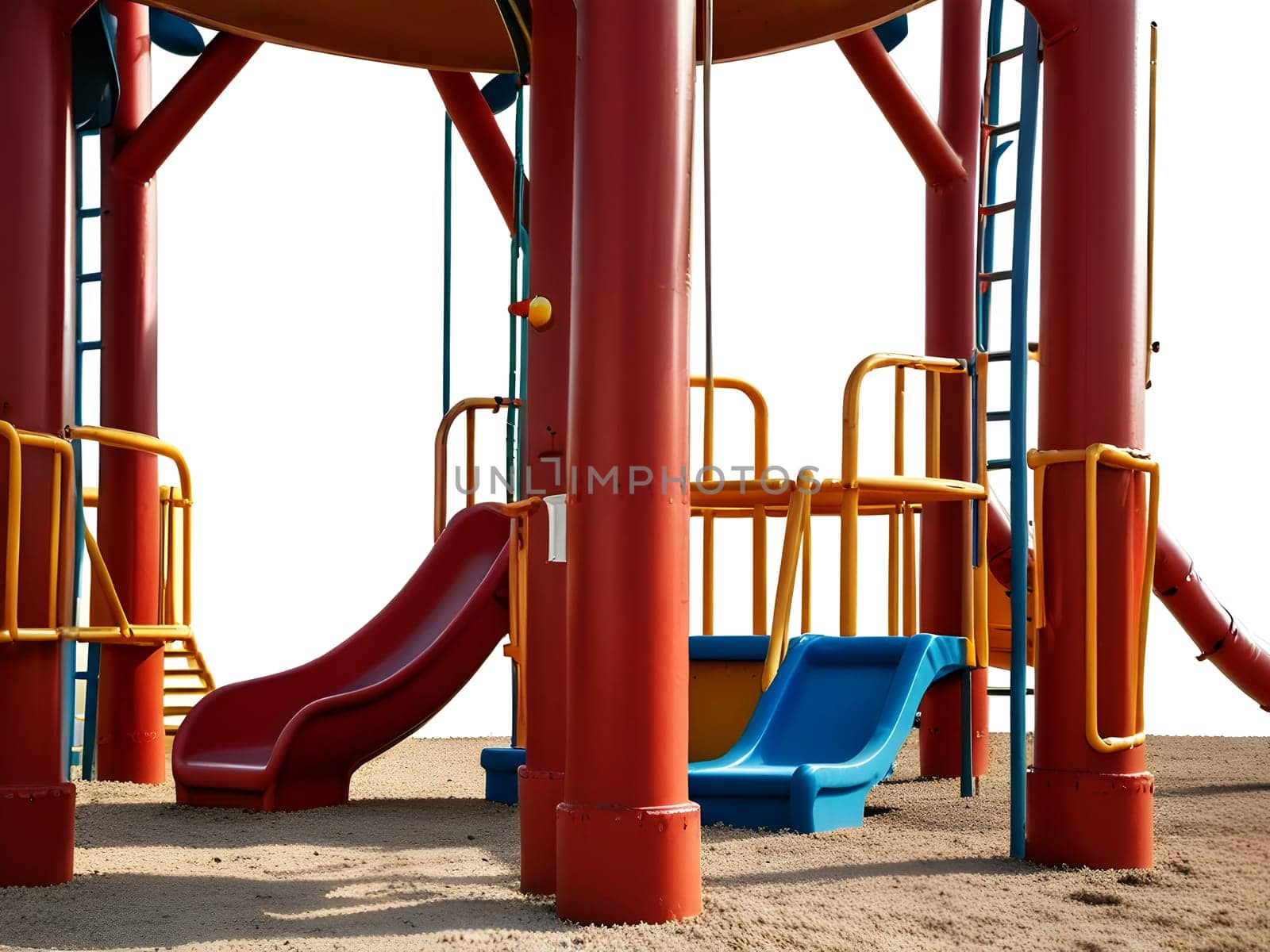 Closeup of the children playground