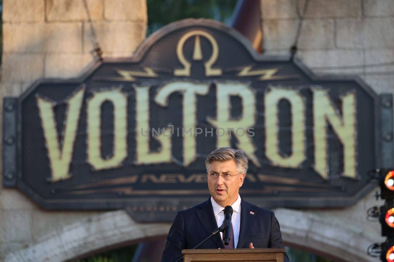 Andrej Plenkovic (Prime Minister of Croatia) at the Croatian Summer Festival at Europa Park Rust 2024