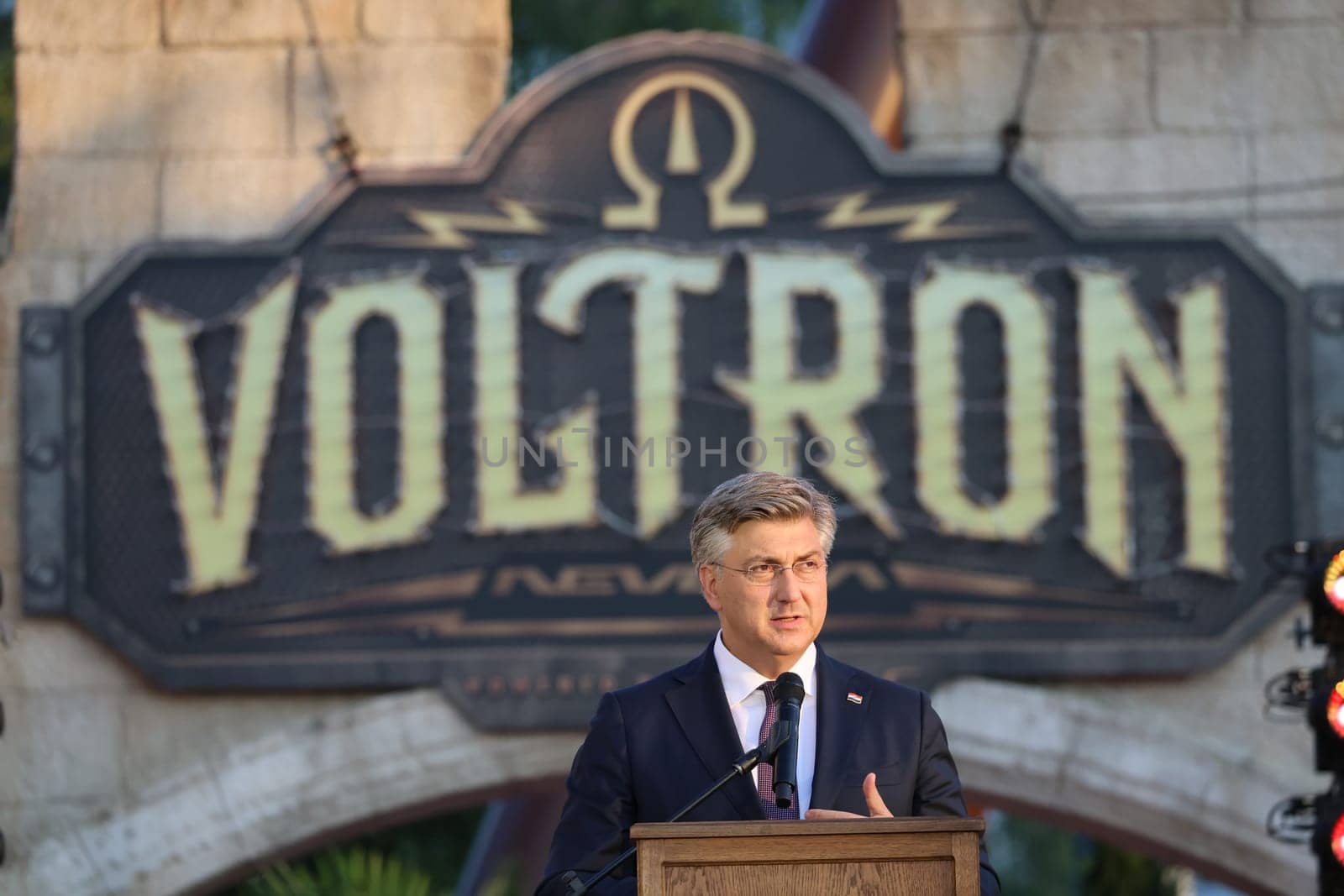 Andrej Plenkovic (Prime Minister of Croatia) at the Croatian Summer Festival at Europa Park Rust 2024