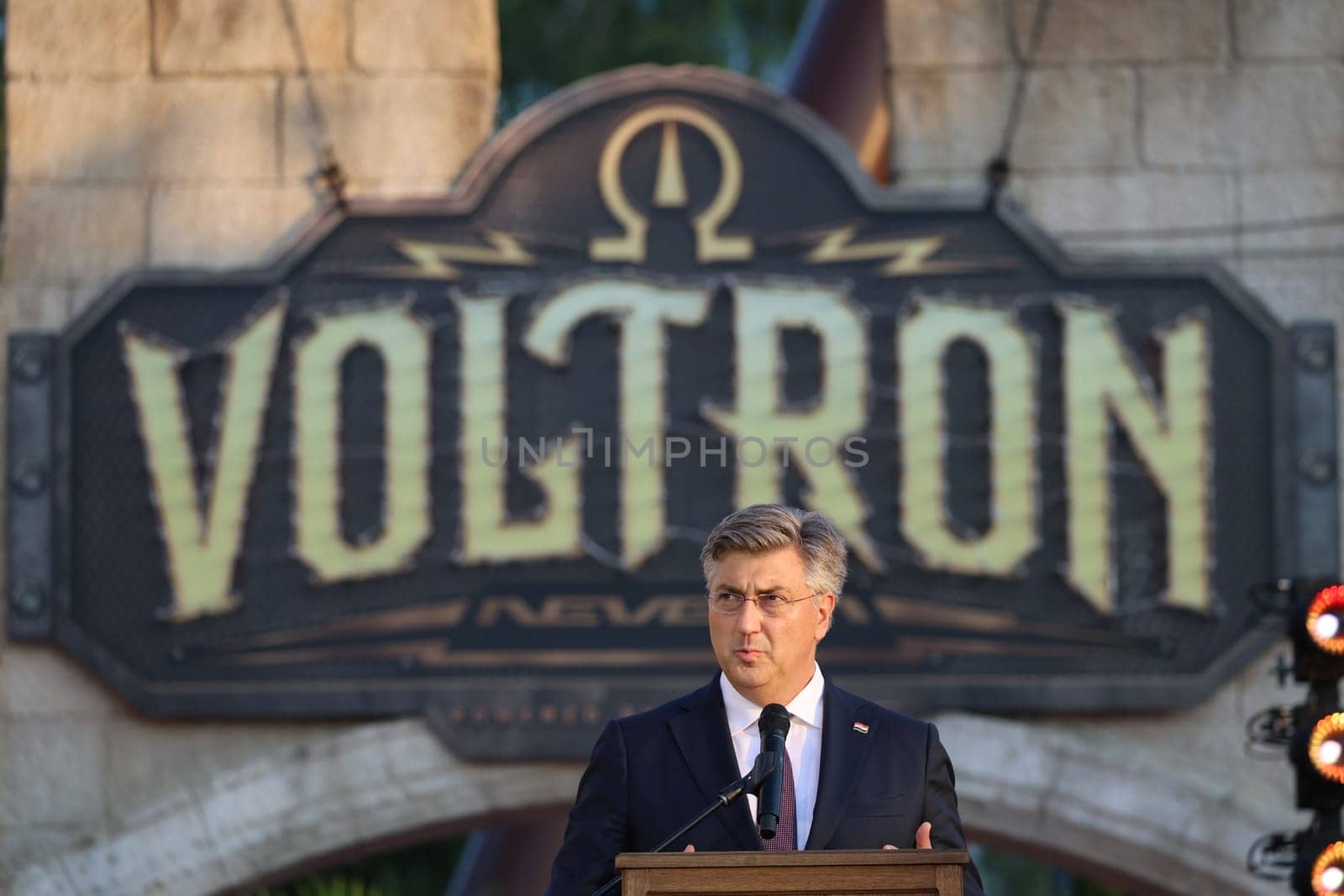 Andrej Plenkovic (Prime Minister of Croatia) at the Croatian Summer Festival at Europa Park Rust 2024