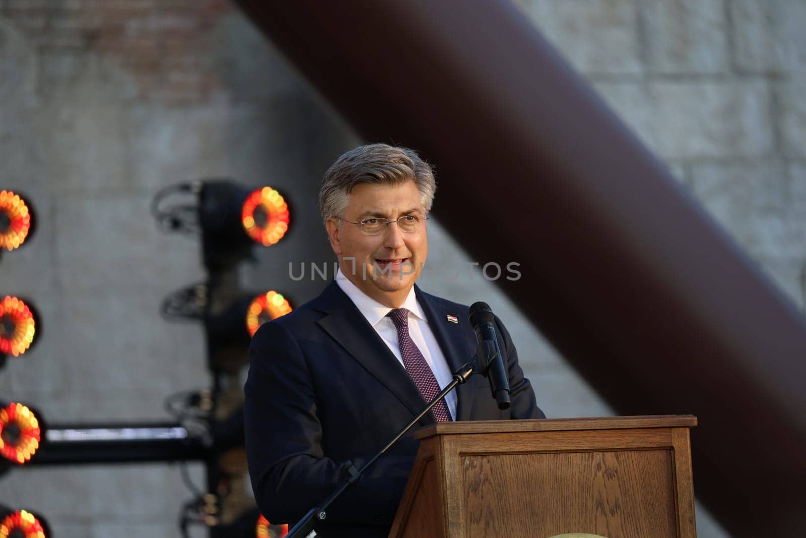 Andrej Plenkovic (Prime Minister of Croatia) at the Croatian Summer Festival at Europa Park Rust 2024