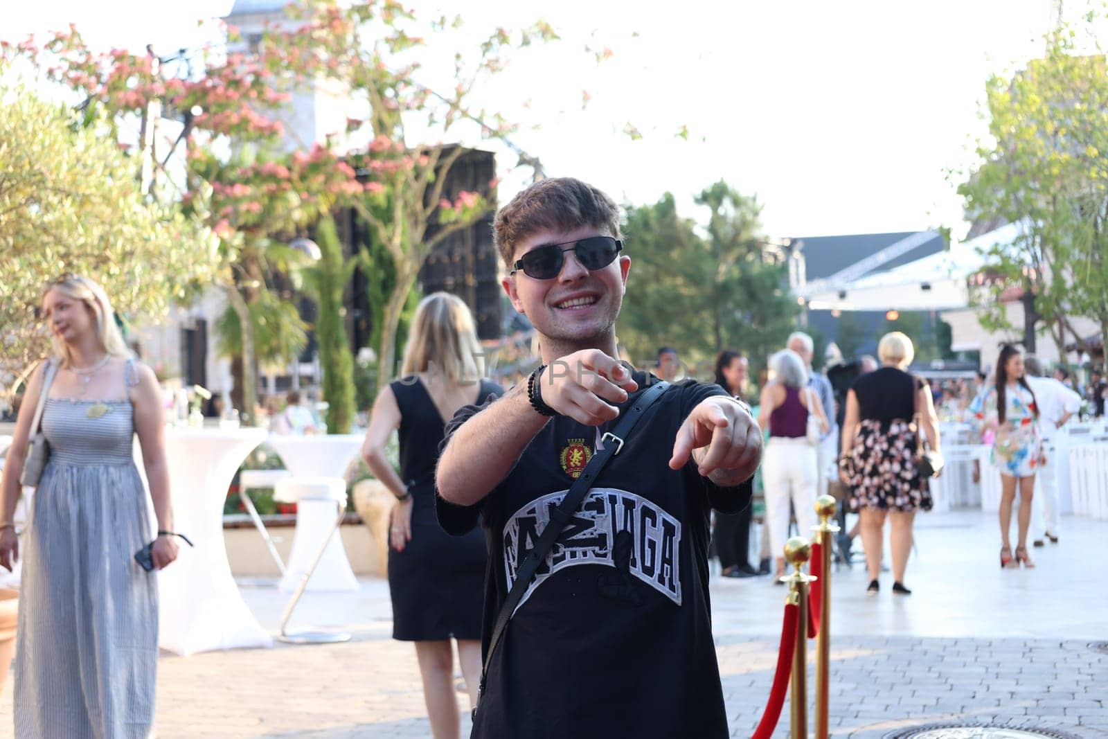 Mike Singer at the Croatian Summer Festival at Europa Park Rust 2024