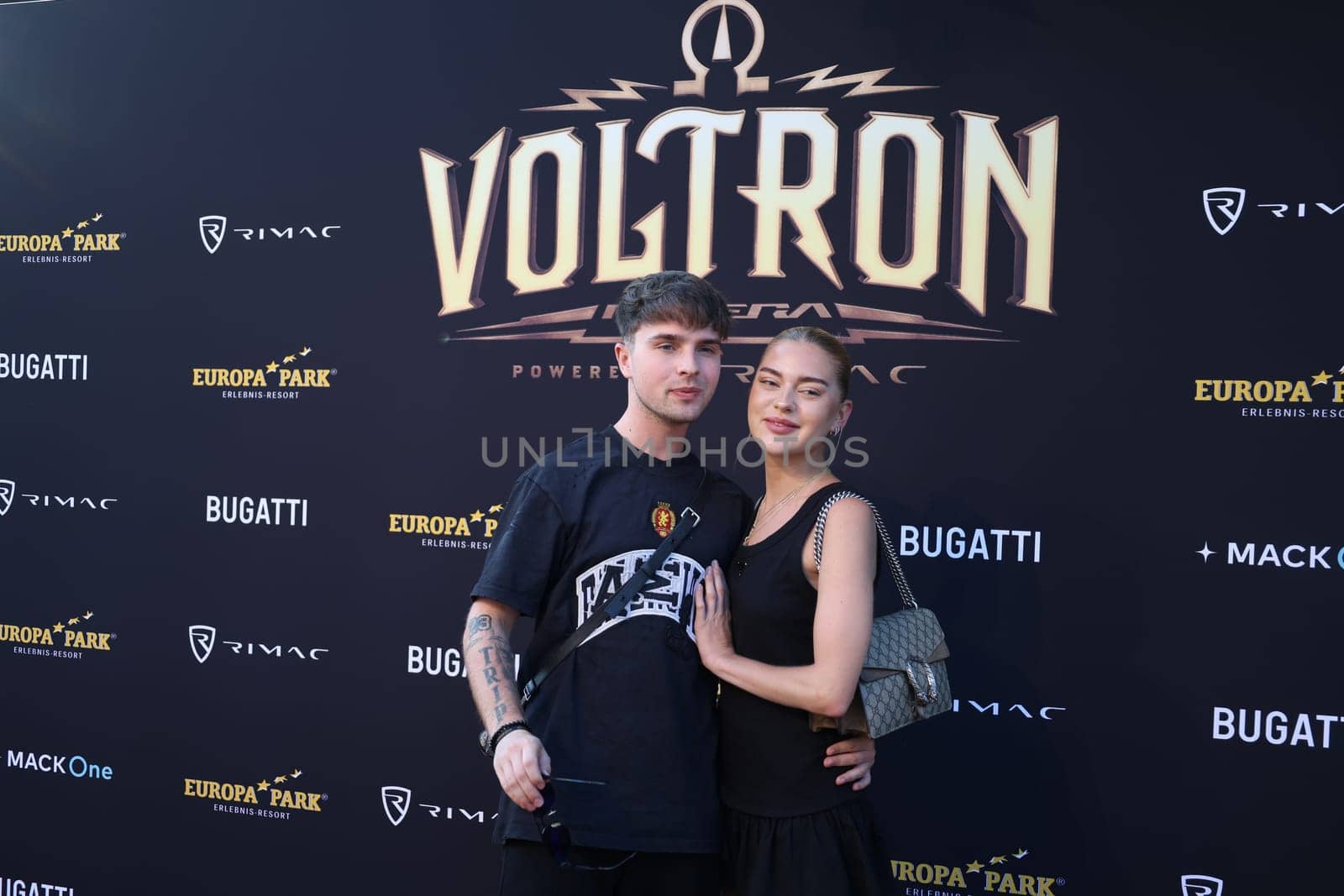 Mike Singer and Sophie Lilian Marstatt at the Croatian Summer Festival at Europa Park Rust 2024