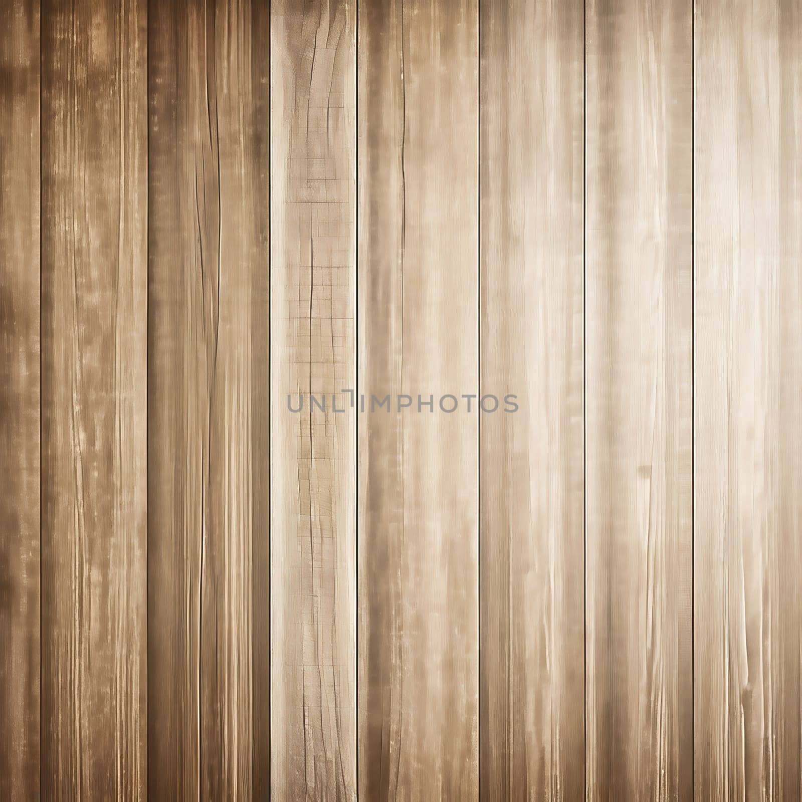 Wooden floor made of natural wood. Also as a background. Planks lined up against each other. AI generated image