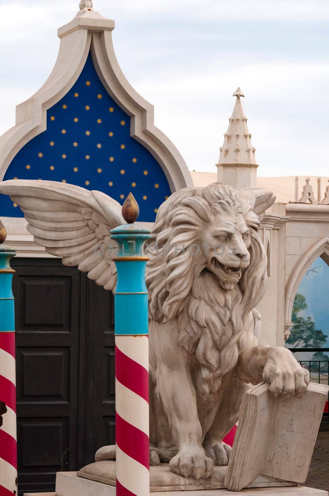 Viserba, Italy - June 25, 2024: Venice at Theme park Italy in Miniature or Italia in Miniatura in Rimini, Italy - Reproduction of famous attractions in a small scale