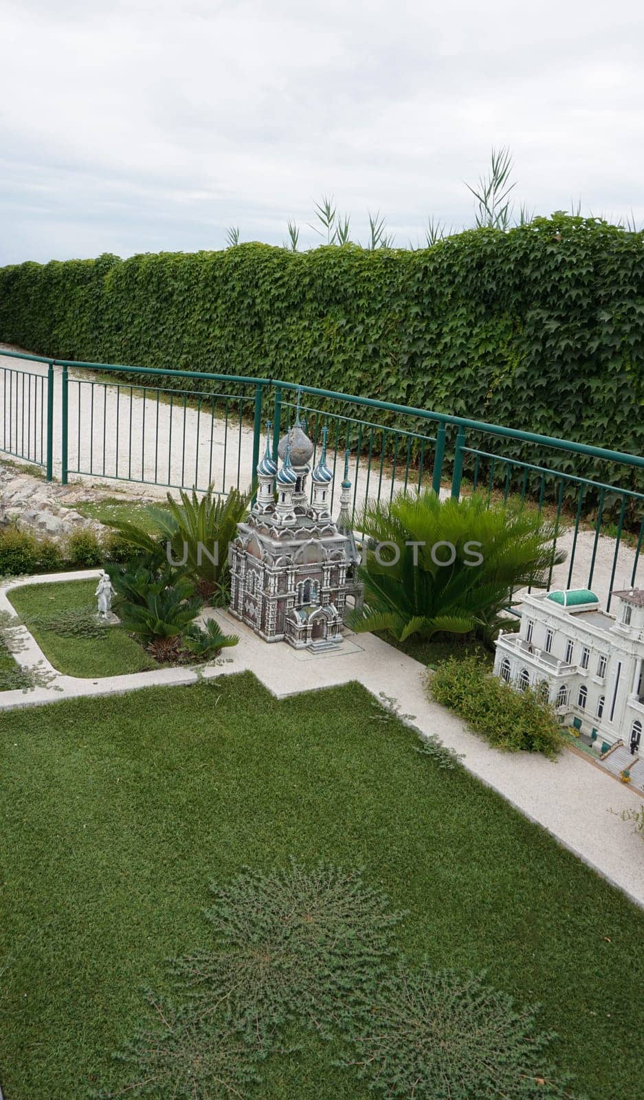 Viserba, Italy - June 25, 2024: Sanremo at Theme park Italy in Miniature or Italia in Miniatura in Rimini, Italy - Reproduction of famous attractions in a small scale
