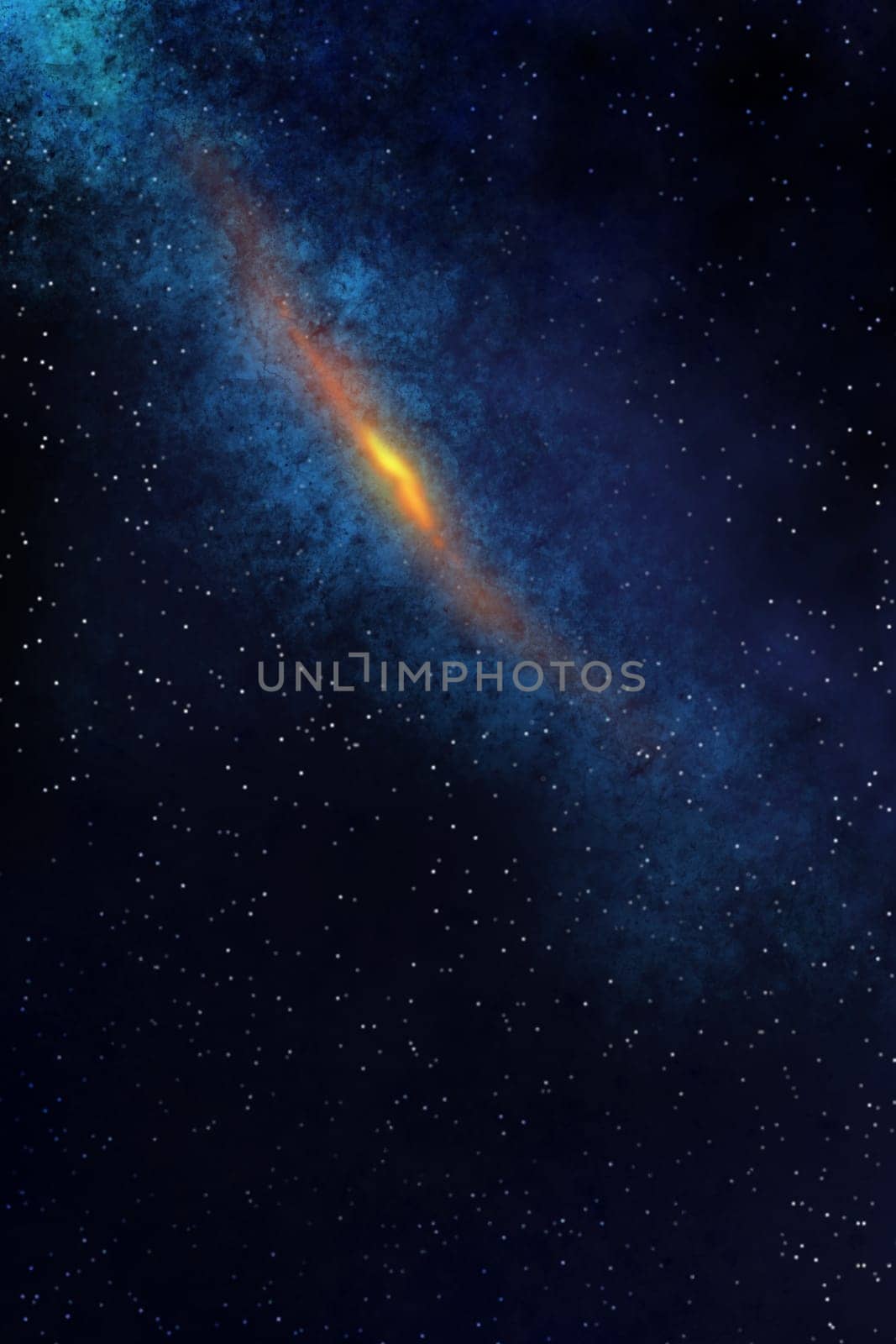 Abstract Space digital art outer space showing the beauty of space exploration.