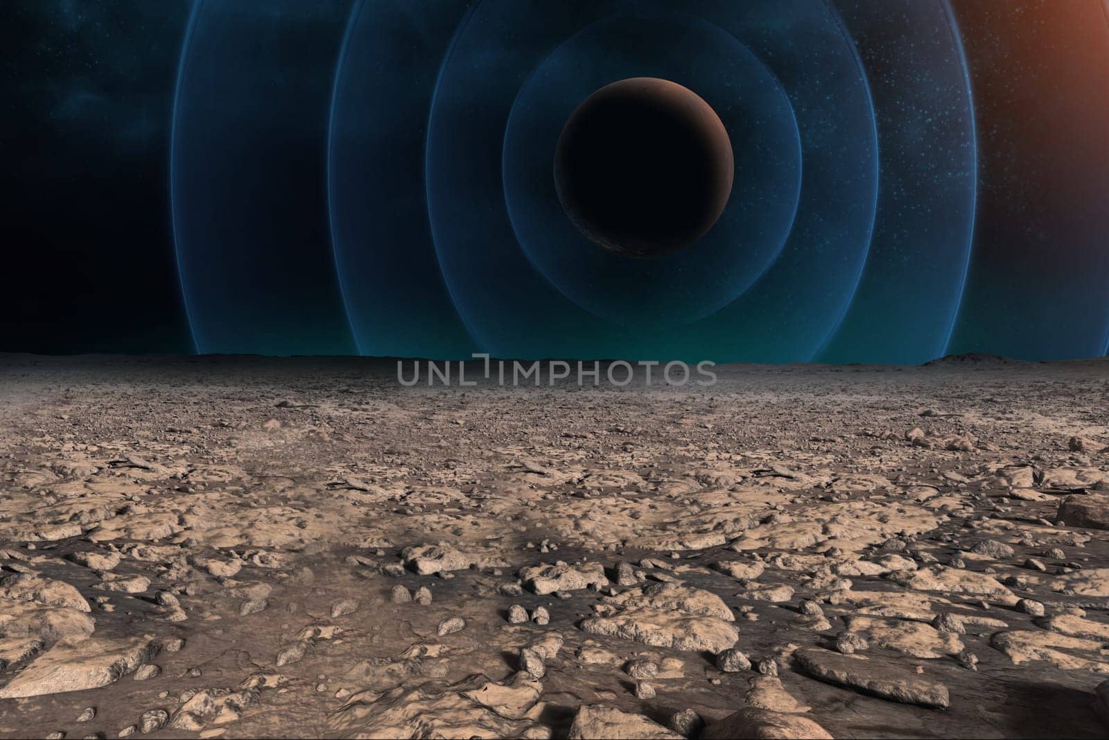 Space digital art, outer space showing the beauty of space exploration. planet texture furnished by NASA,
