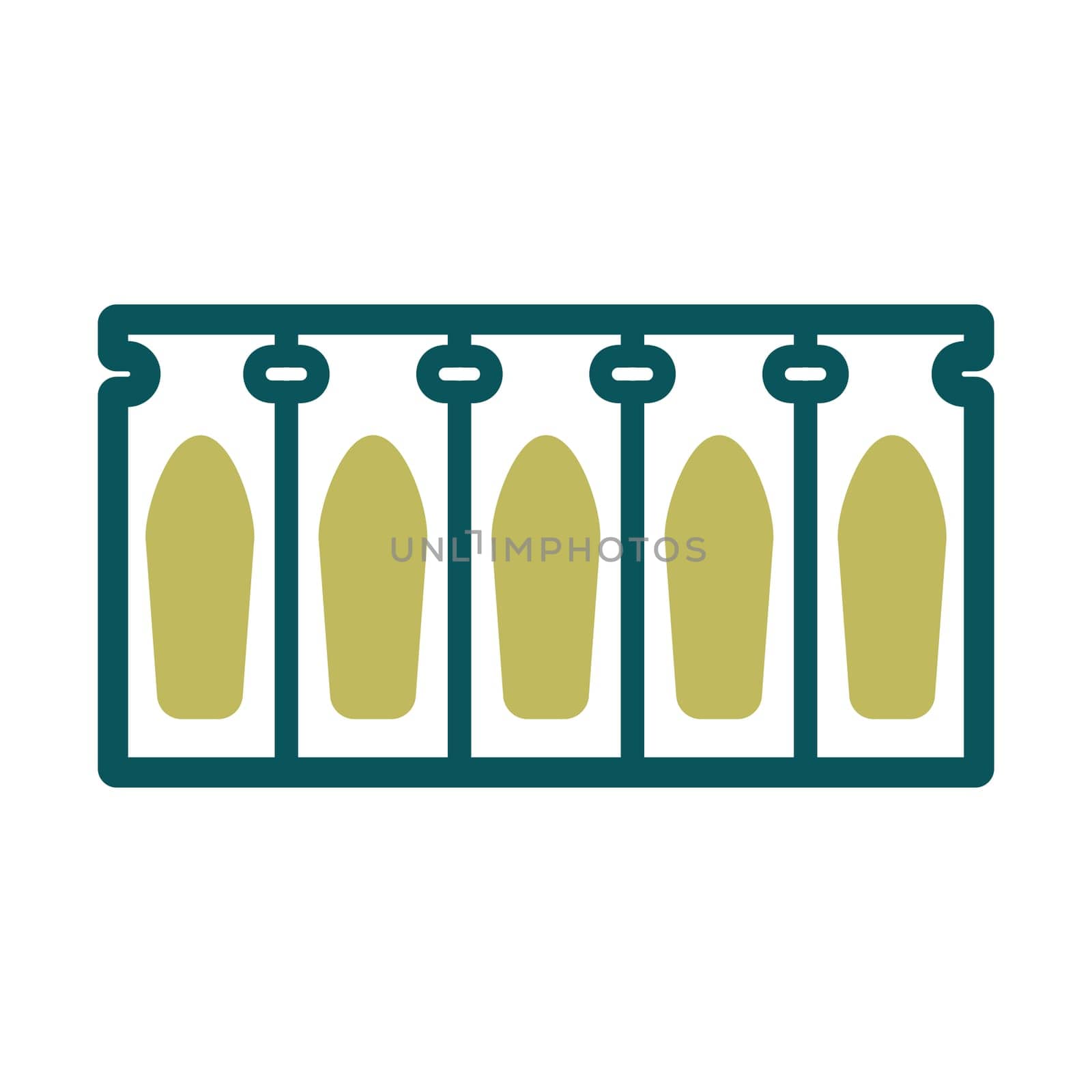 Rectal suppository package isolated vector icon. Medicine and healthcare, medical support sign. Graph symbol for medical web site and apps design, logo, app, UI