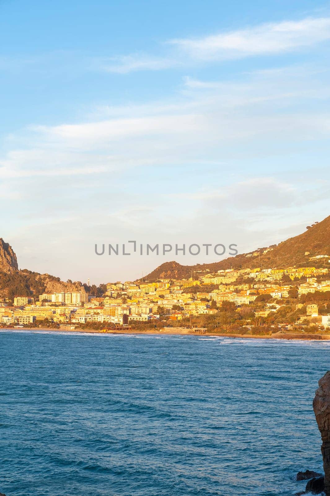 Panoramic view of Cefalù, Palermo, Sicily