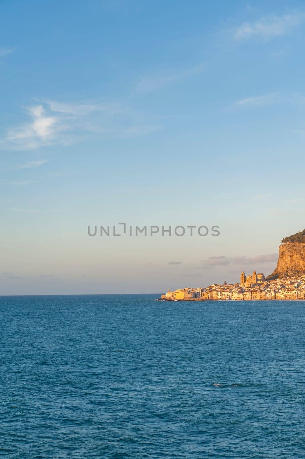 Panoramic view of Cefalù, Palermo, Sicily