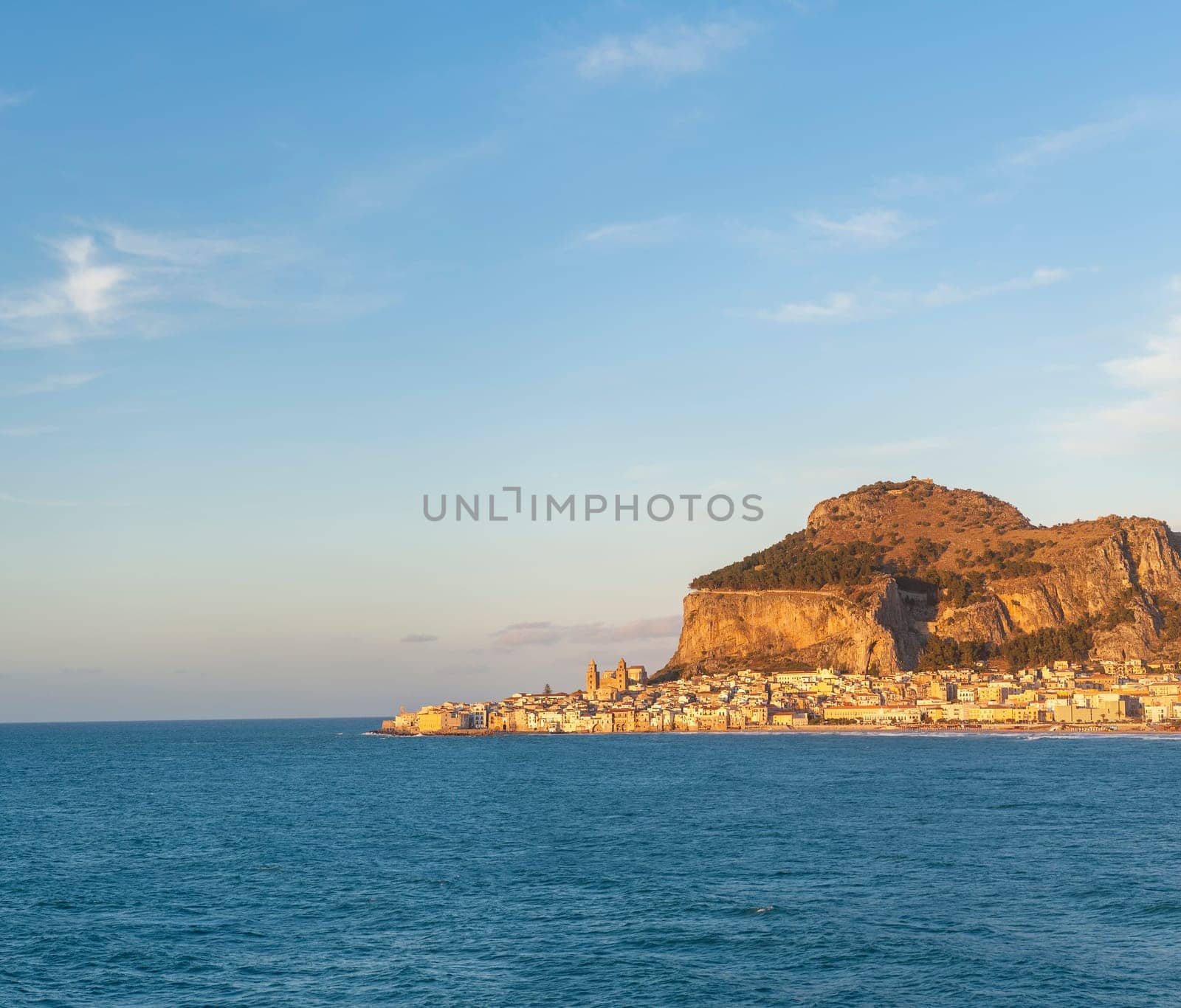 Panoramic view of Cefalù, Palermo, Sicily