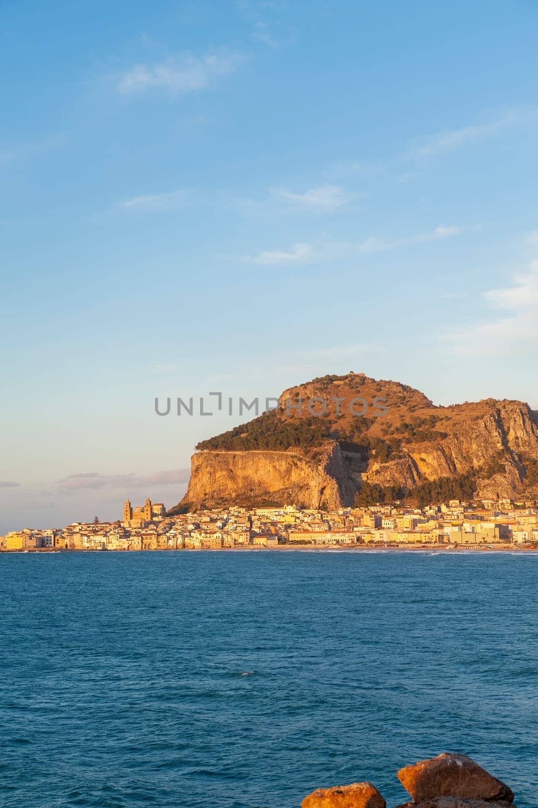 Panoramic view of Cefalù, Palermo, Sicily