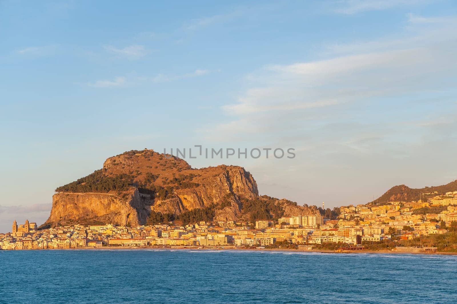 Panoramic view of Cefalù, Palermo, Sicily
