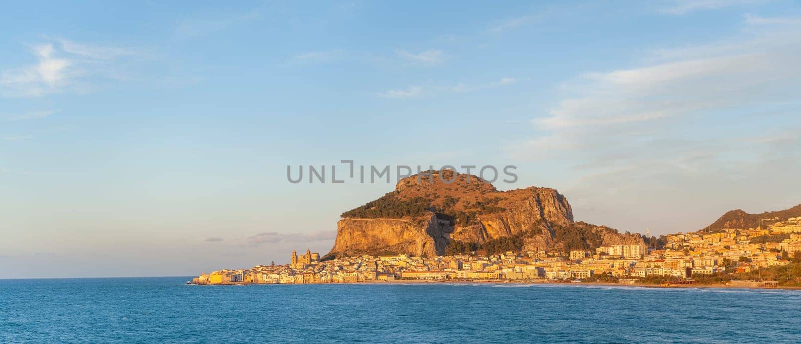 Panoramic view of Cefalù, Palermo, Sicily