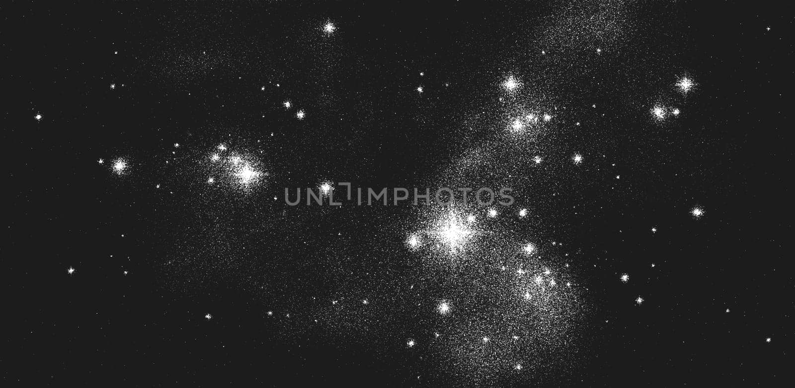 Galaxy background black and white