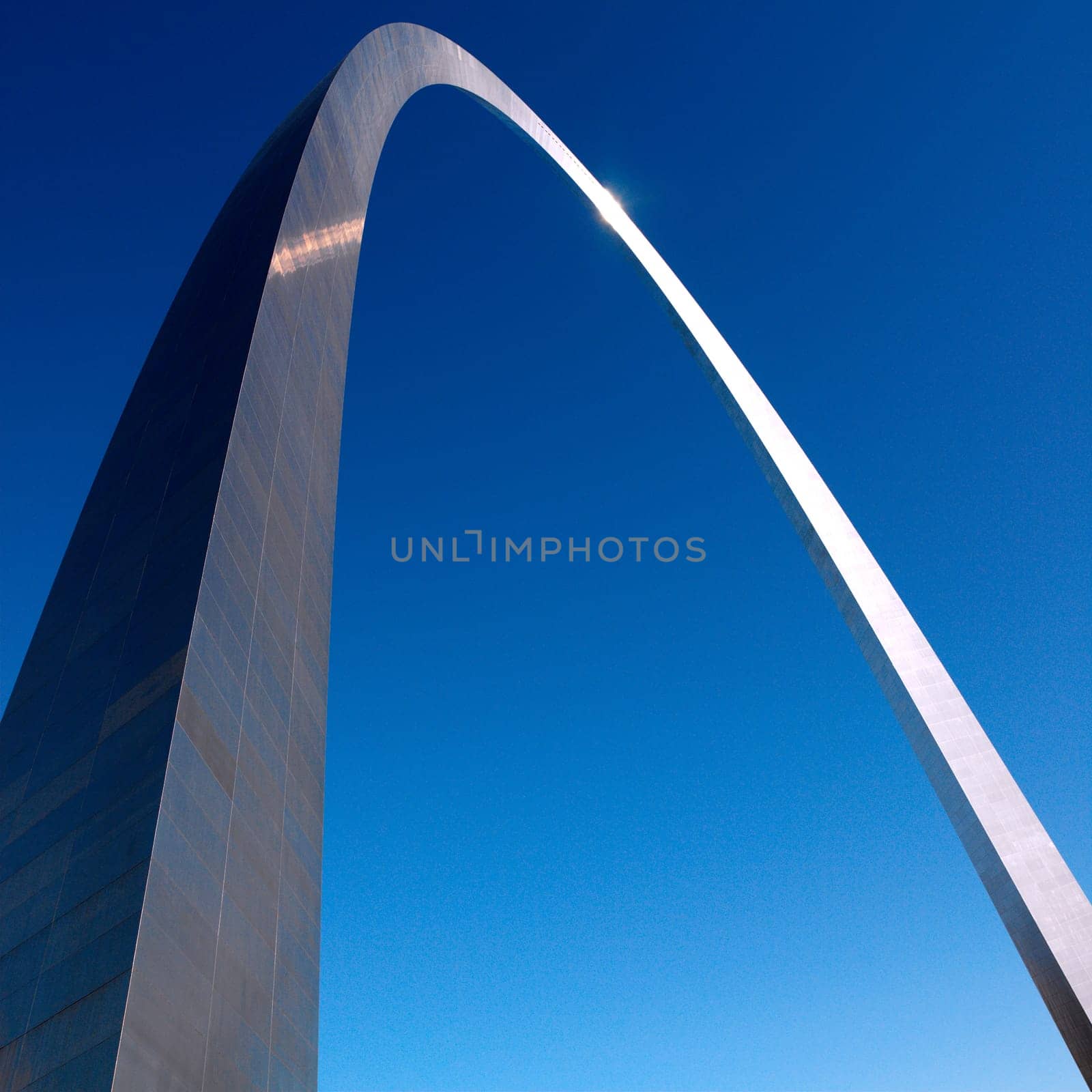 Gateway Arch at the Jefferson National Expansion Memorial in St Louis, Missouri in the United States of America.