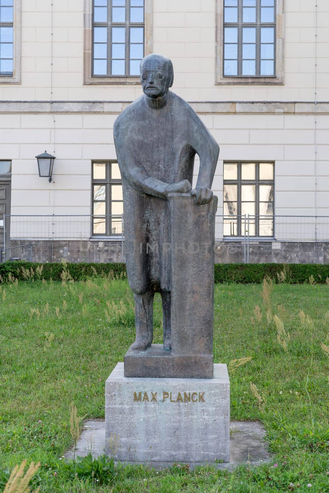 Monument to Lise Meitner in front of the Humboldt University in Berlin, Germany