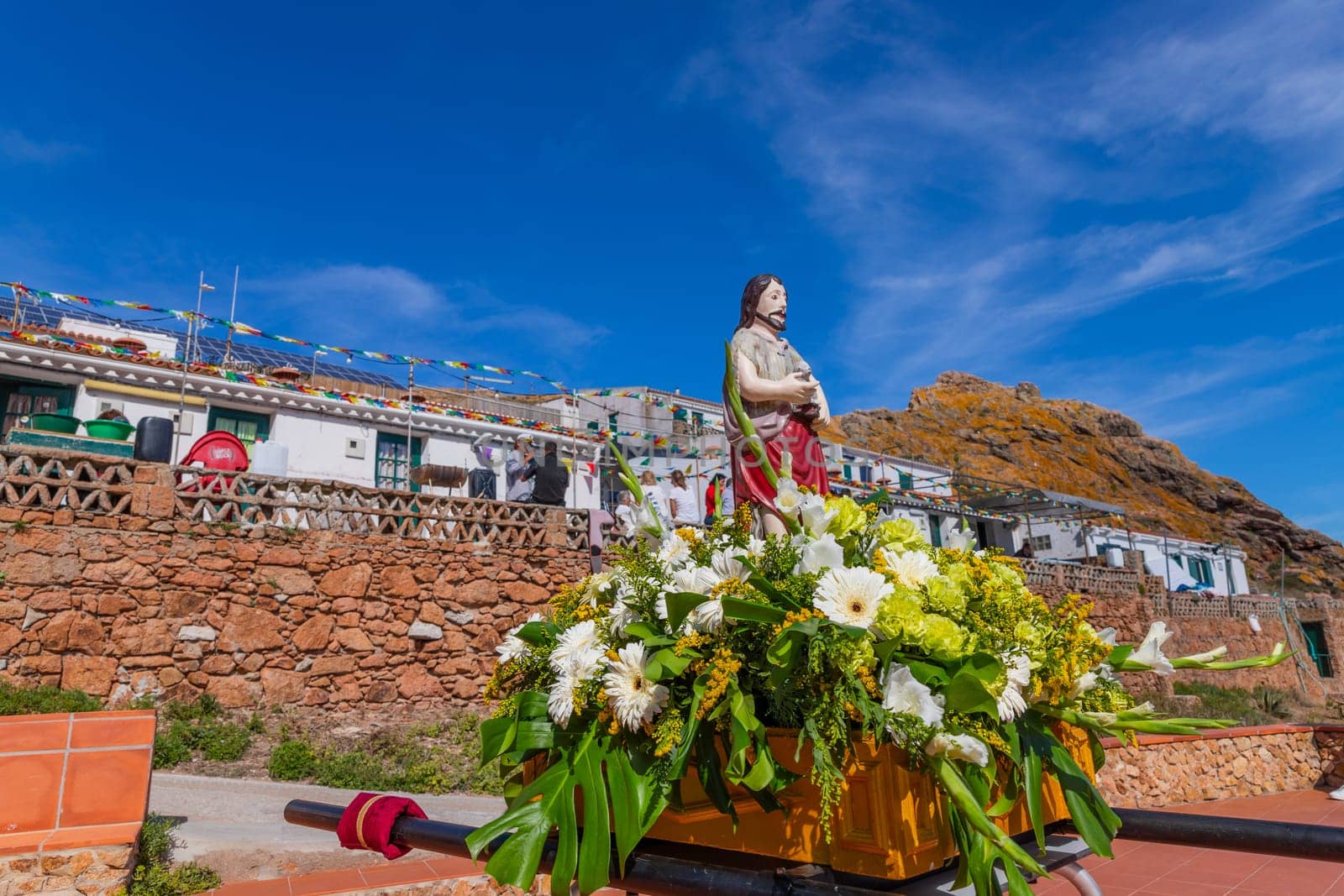 Berlenga island, Portugal: June 22, 2024: Festival in Honor of Saint John the Baptist, in Berlenga island, Peniche. Portugal