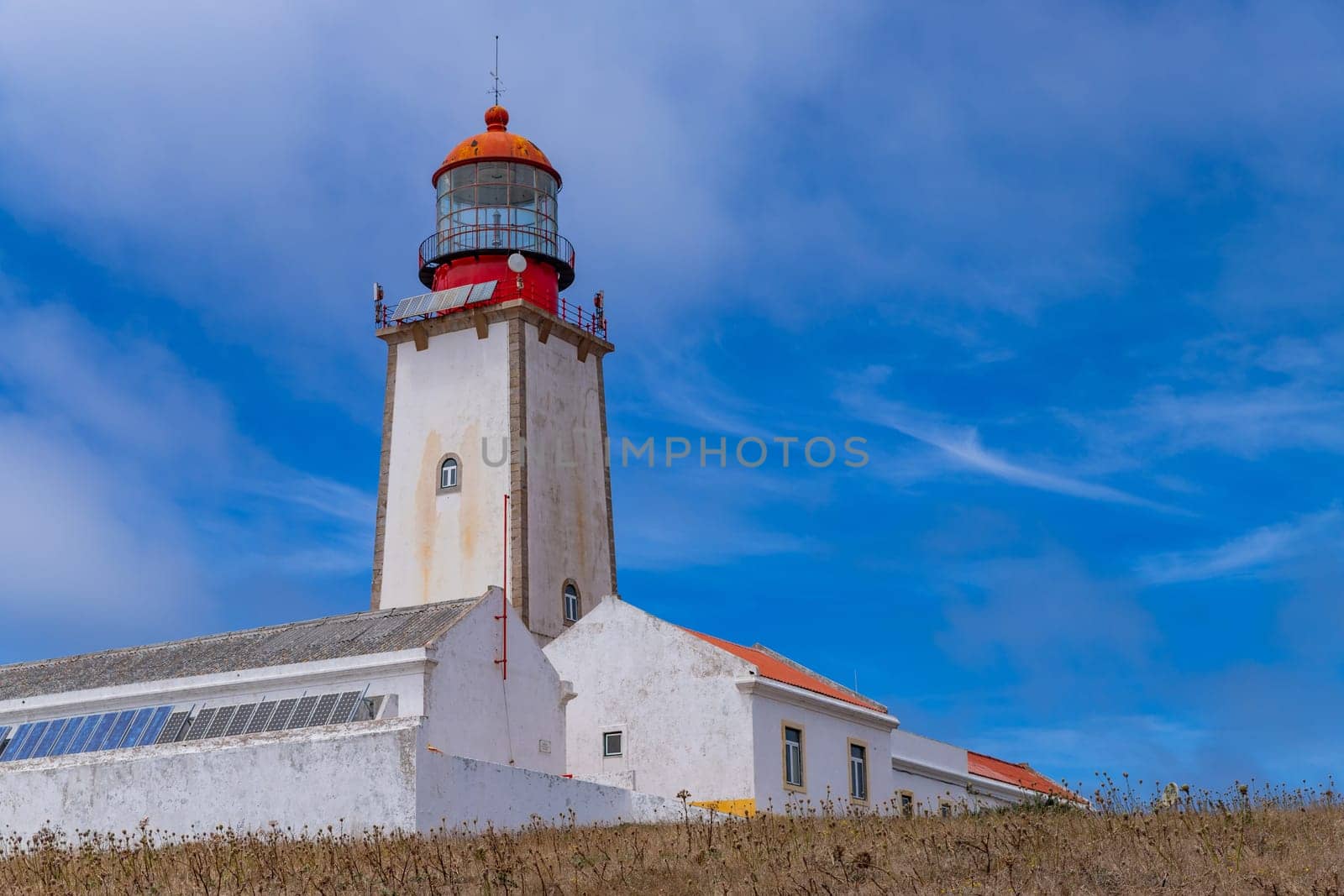 Berlenga Lighthouse, in the natural reserve of the Berlengas archipelago, near Peniche. Portugal