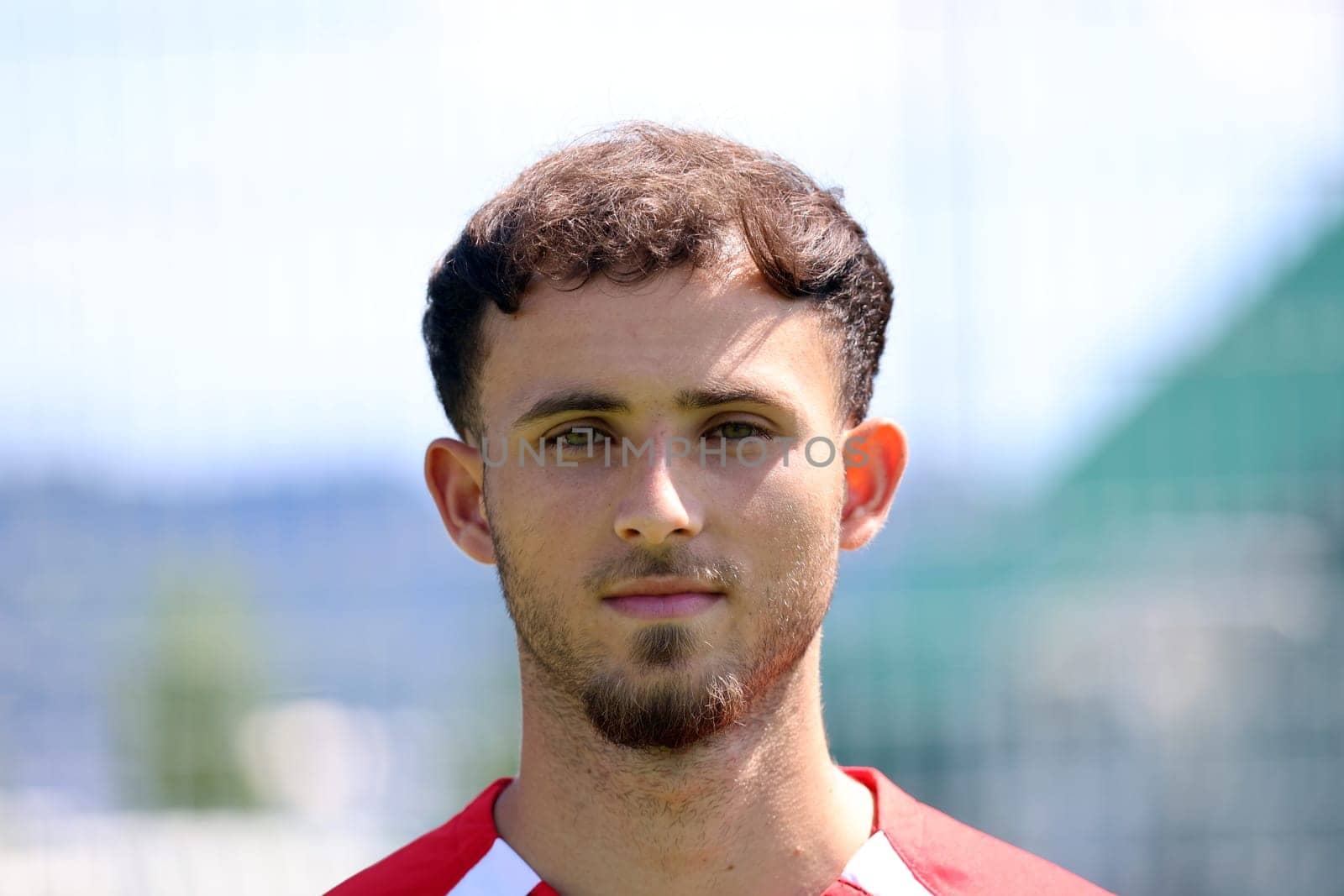 Max Rosenfelder (SC Freiburg) at the Media Day SC Freiburg 1st FBL Season 2024/25