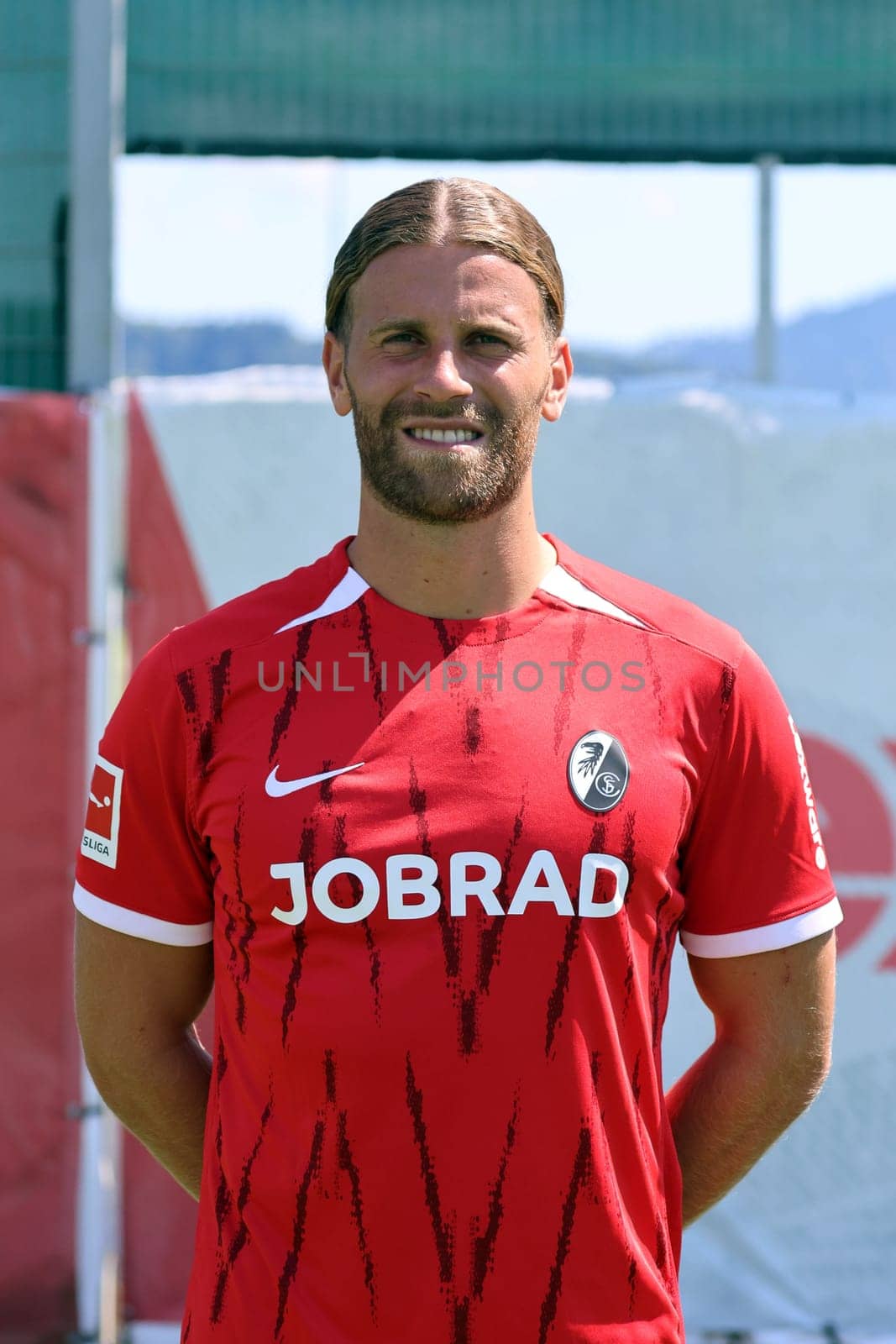 Nicolas Höfler (SC Freiburg) at the Media Day SC Freiburg 1st FBL Season 2024/25