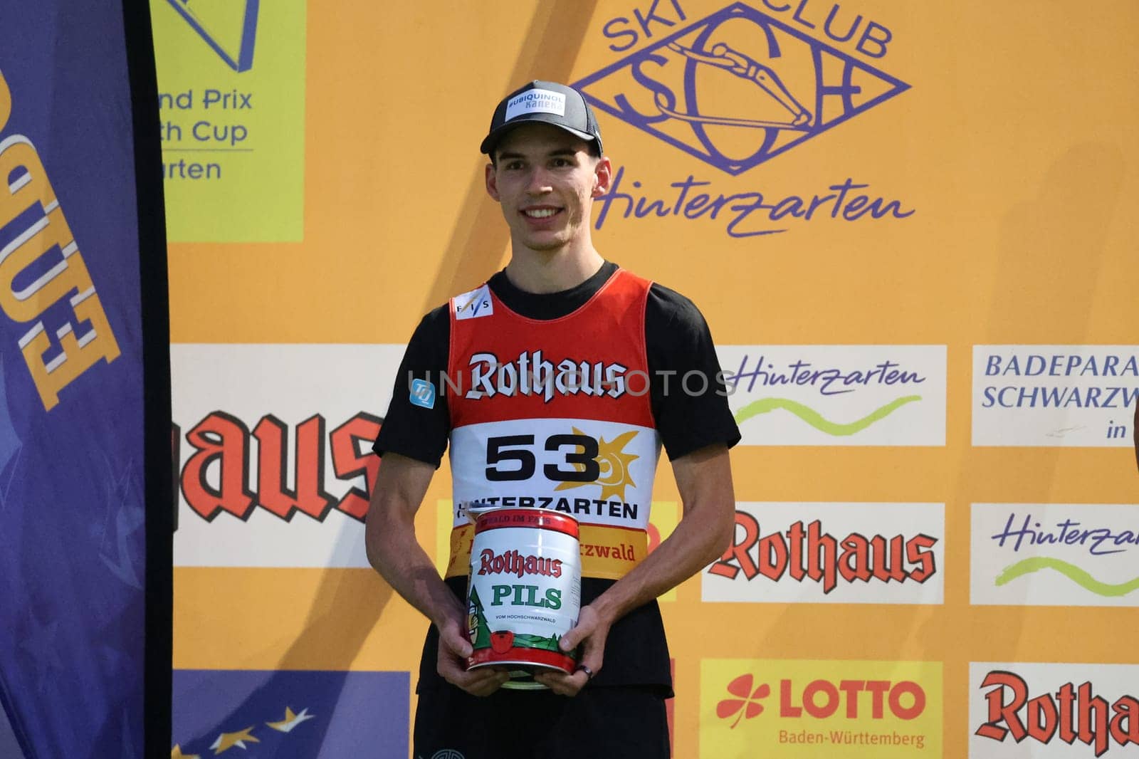 Luca Roth (SV Messstetten) at the FIS Cup Summer Ski Jumping Hinterzarten 2024
